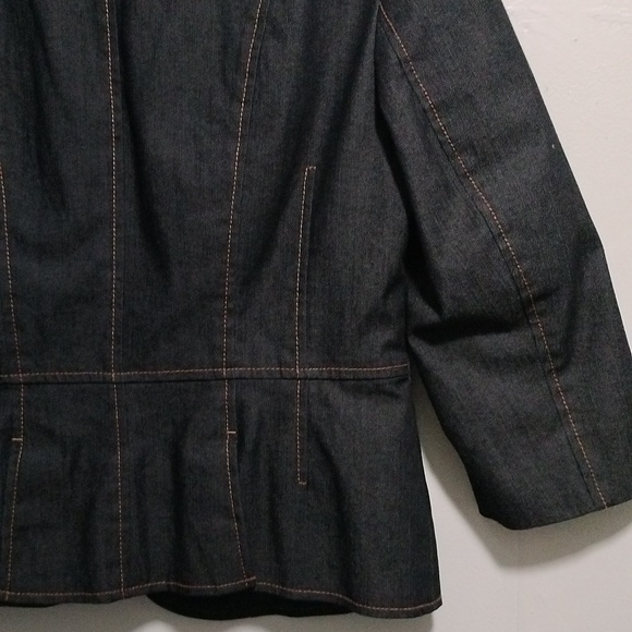 Ann Taylor Loft denim single button jacket size 6 - Picture 10 of 16